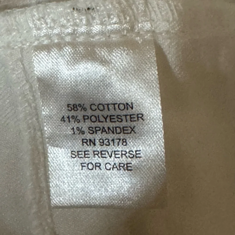 A-159 Workshop Republic Clothing NWT Pull On White Denim Shorts Size‎ 8